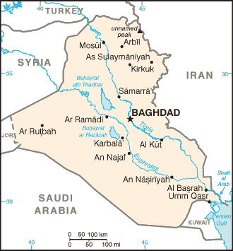 How big is Iraq? - An example of map comparison.